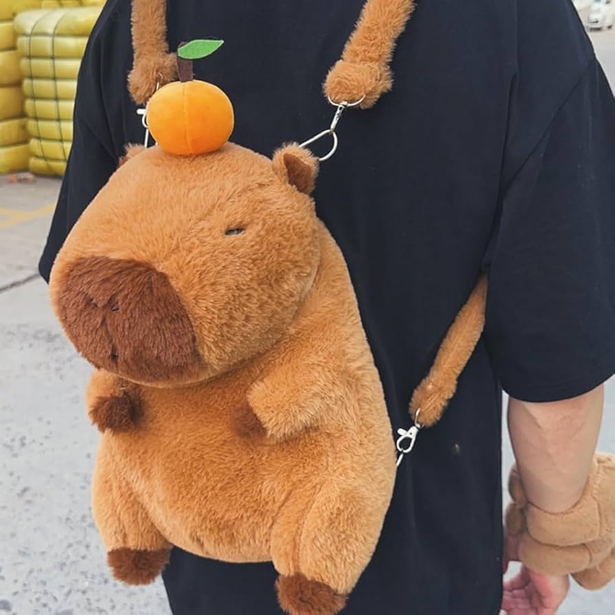 Mochila Peluche Capibara